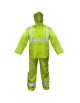 Capote verde fluorescente de 3 piezas con capucha desmontable, Vangard