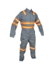 Overalls long sleeve reflective 2.5" bicolored tape orange-gray, Vangard