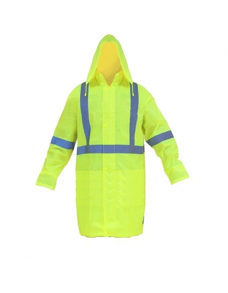 Chaqueta impermeable ultraliviana con cintas reflectivas, Vangard