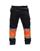 Cargo work pants with gray high visibility tapes, Vangard