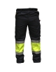 Cargo work pants with gray high visibility tapes, Vangard