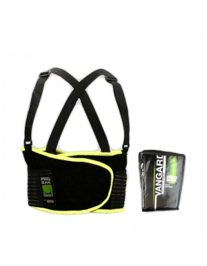 Faja lumbar con cinta reflectiva verde, Vangard