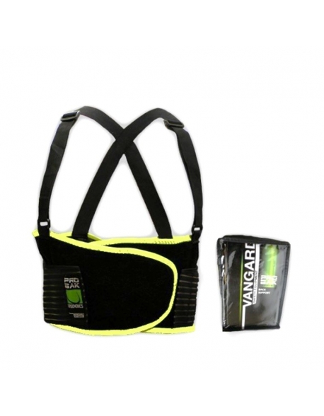 Faja lumbar con cinta reflectiva verde, Vangard