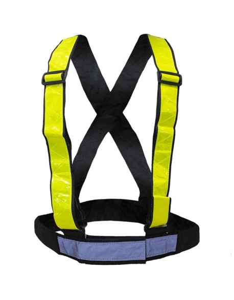 Chaleco reflectivo ajustable tipo faja, cinta reflectiva 3M de 2", Vangard