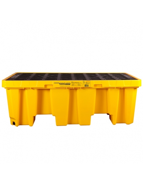 Paleta para contención de derrames capacidad de carga 4 tanques de 55 gal, Vangard