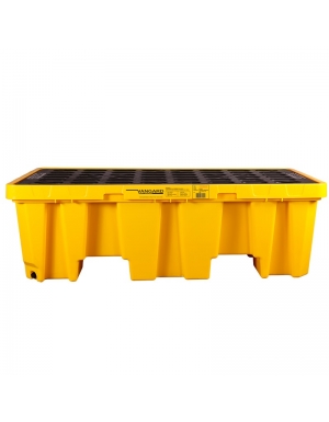 Paleta para contención de derrames capacidad de carga de 2 tanques de 55 gal, Vangard
