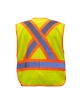 Chaleco reflectivo ajustable naranja con bolsillos, ANSI, Vangard