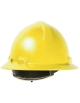 Casco de seguridad ala ancha con suspensión tipo “Ratchet”