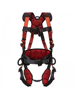 Arnés dieléctrico de cuerpo completo de 4 argollas con cinturón lumbar, Vangard