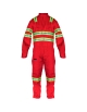 Overalls long sleeve reflective 2.5" bicolored tape green-gray, Vangard