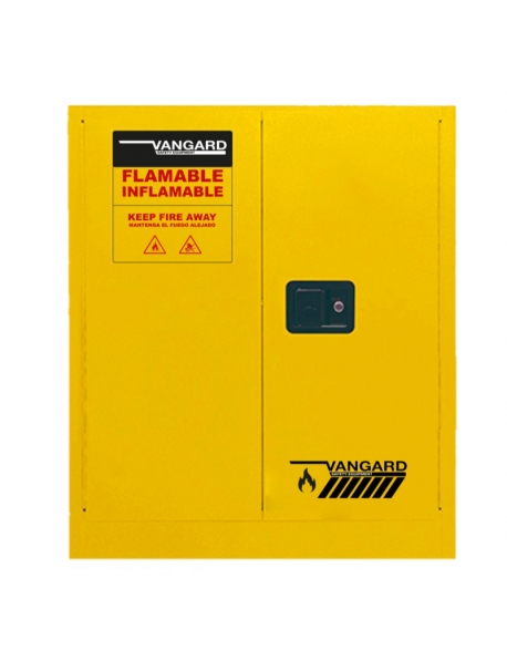 Gabinete de seguridad para líquidos inflamables de 45 gal de capacidad