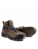 Bota de cuero impermeable puntera y plantilla de fibra con suela Vibram