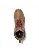 Bota de cuero para dama puntera y  plantilla de fibra impermeable