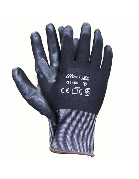 Guante de nailon con palma cubierta en PU “Ultra Flex”, Vangard