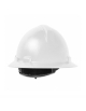 Casco de seguridad ala ancha con suspensión tipo “Ratchet”