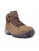 Bota de cuero color crema de gamuza, modelo “INFINITY” marca BUFFALO
