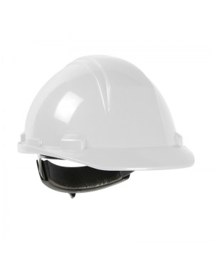 Casco blanco con suspensión de perilla"Mont-Blanc",  PIP