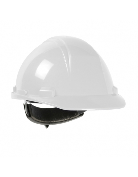 Casco blanco con suspensión de perilla"Mont-Blanc",  PIP