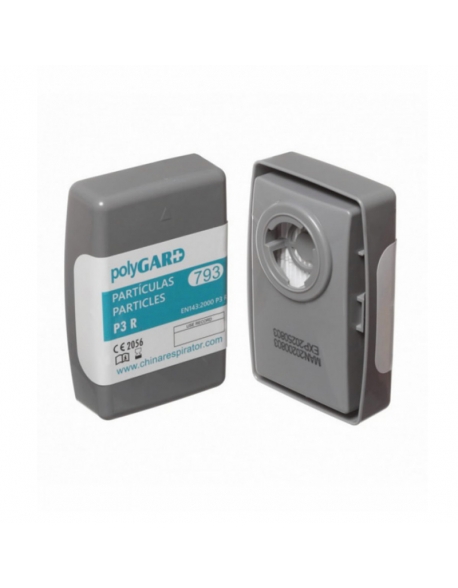 Filtro para partículas y niveles molestos de gases y vapores, Polygard