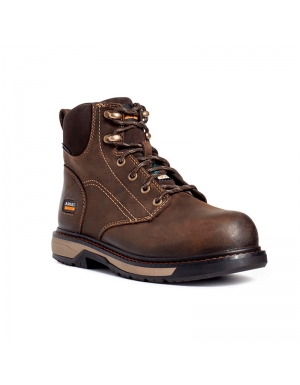 Bota de cuero para dama  con puntera y plantilla de fibra compuesta, impermeable, “Riveter” ARIAT