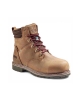 Bota de cuero para dama puntera y  plantilla de fibra impermeable
