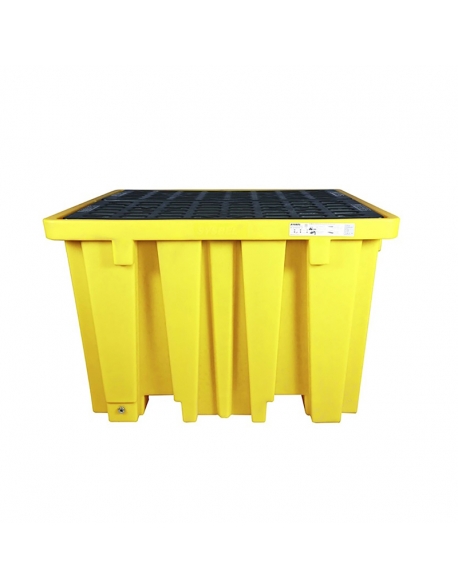 Paleta de contención, capacidad de carga 280 gal, para uso con montacarga, Vangard