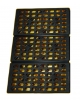 Paleta modular de contención, capacidad de carga 6 tanques de 55 gal, para uso con montacarga, Vangard