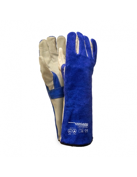 Guante de soldador de 16" "Blue Bull", Vangard