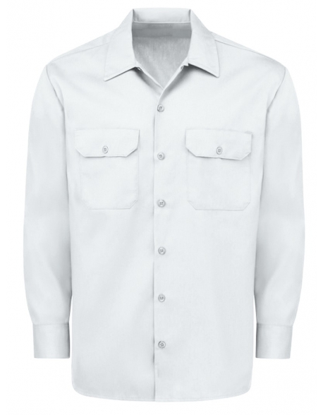 Camisa de trabajo lisa 100% algodón con ventilación, Vangard