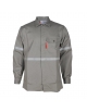 Camisa manga larga con cinta reflectiva resistente a la llama ATPV 8.2 Cal/cm2, Vangard