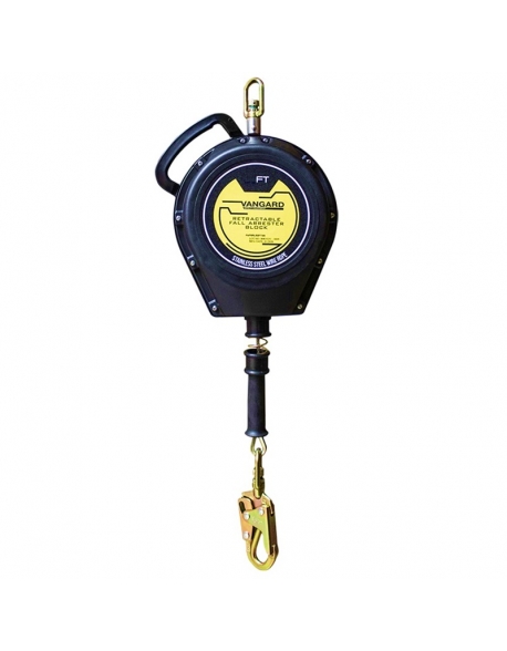 Línea de vida retráctil cable de acero inoxidable de 66 pies (20 m), Vangard