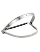 Porta visor de aluminio para casco