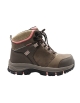 Bota de cuero para dama, impermeable con puntera y  plantilla de fibra compuesta, Valkyria