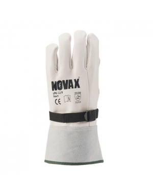 Guante protector de cuero con correa de ajuste de 12''