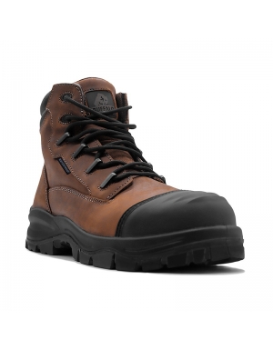 Bota de cuero "Crazy Horse", puntera compuesta y plantilla kevlar modelo "Raptor"