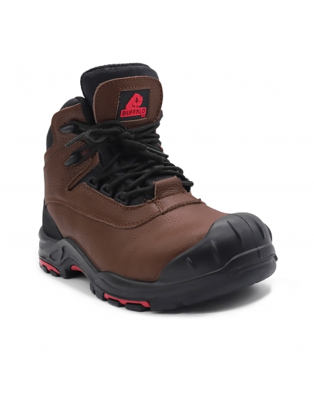Bota de cuero puntera de fibra modelo "Treck II", Buffalo