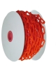 Cadena Plástica Roja de Alta Visibilidad 8 mm x 25 m