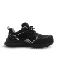 Zapatilla en oxford negro con puntera de fibra y plantilla kevlar nova LOW