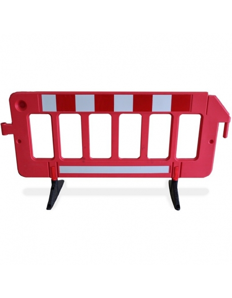 Barrera perimetral para peatones con cintas reflectivas, Vangard