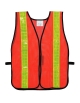 Chaleco reflectivo naranja con cinta reflectiva de 2", Vangard