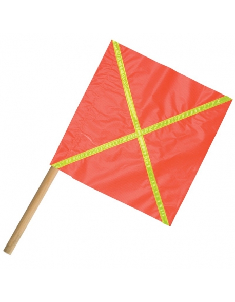 Bandera naranja luminosa para precaución vial, Vangard