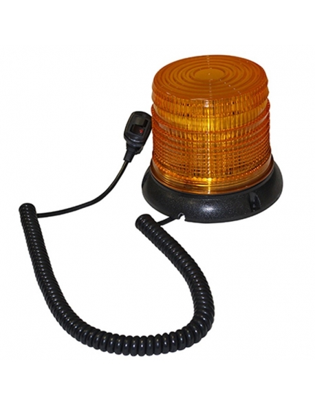 Escolta ámbar LED tipo estrobo, base magnética (conexión a encendedor de auto), Vangard