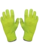 Guante de algodón tejido verde fluorescente, Vangard