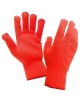 Guante de algodón tejido naranja fluorescente, Vangard